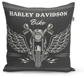 Sablio Vankúš Harley-Davidson S krídlami - 40x40 cm