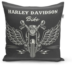 Sablio Vankúš Harley-Davidson S krídlami - 40x40 cm