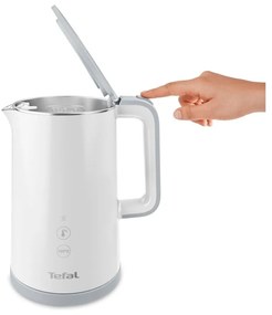 Biela rýchlovarná kanvica 1,5 l Sense KO693110 – Tefal