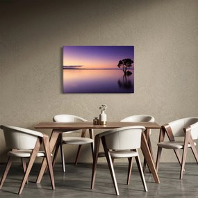 Obraz vodnej hladiny pri východe slnka (90x60 cm)