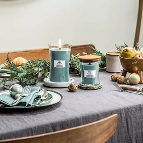 WoodWick Vonná sviečka váza veľká Evergreen Cashmere, 609 g