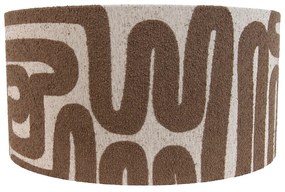 Látkové tienidlo hnedé s béžovou 50/50/25