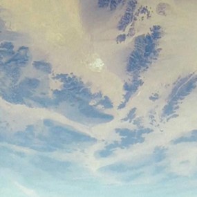 Ozdobný paraván Abstraktní vesmír - 180x170 cm, päťdielny, obojstranný paraván 360°