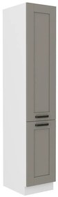 Kuchynská skrinka Luna claygrey/biela 40DK-210 2F