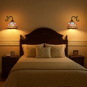 Brilagi - Tiffany vitrážové nástenné svietidlo LORAS 1xE27/40W/230V