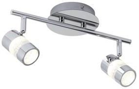 Stropné LED svietidlo Bubbles, IP44, 2-plameňové