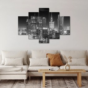 Obraz - Čiernobiely New York (150x105 cm)