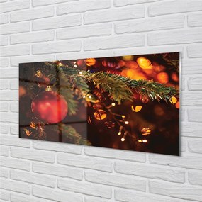 Nástenný panel  Vianočná ozdoba 140x70 cm