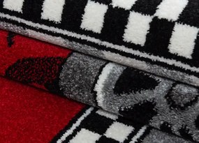 Koberce Breno Kusový koberec KIDS 460 Red, červená, viacfarebná,120 x 170 cm