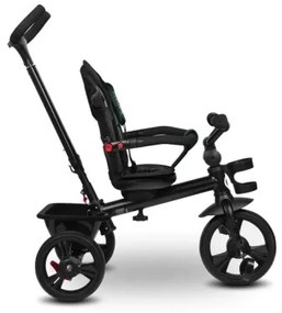 Lionelo - Detská trojkolka HAARI zelená/čierna