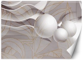Gario Fototapeta Zlaté listy a gule Materiál: Vliesová, Rozmery: 300 x 210 cm