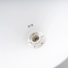 Sollux SL.1319 - Luster na lanku JAGA 1xE27/15W/230V pr. 30 cm biela