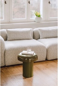 Oceľový okrúhly odkladací stolík ø 40 cm Miko – noo.ma