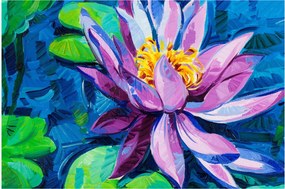 Obraz lekna na vode (90x60 cm)