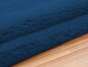 Protišmykový koberec RABBIT granátový kruh