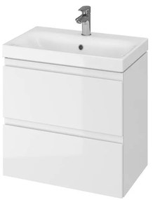 Cersanit S801-227-DSM - Závesná kúpeľňová skrinka s umývadlom MODUO SLIM biela