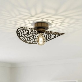 Eglo 44123 - Stropné svietidlo SWABY 1xE27/60W/230V priemer 40 cm bronzové