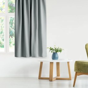 Zatemňovací záves blackout RESTILO strieborný 140 x 245 cm 1 ks