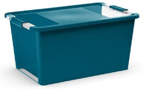 KIS Úložný Bi box L 40 litrov kombinácia priehľadná modrá