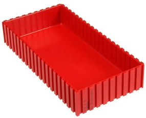 Plastová krabička na náradie 35-100x200 mm, červená