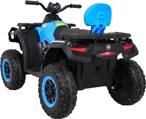 Ramiz Štvorkolka XT-Speed pre deti modrá + pohon 4x4 + EVA kolesá + pomalý štart + MP3 rádio + LED