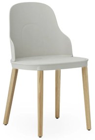 Stolička Allez Chair – teplá sivá/dub