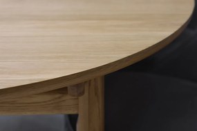 Dizajnový jedálenský stôl Wally 190 - 235cm prírodný dub
