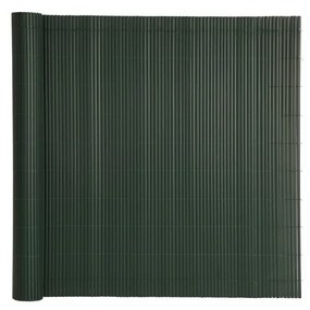 Tieniaca textília PVC 1,5x3m z umelého bambusu v rolke - zelená farba