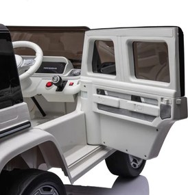 LEAN CARS Mercedes EQG 4x4 Batériové auto biele