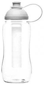 Plastová fľaša s chladiacou vložkou FRESH 520 ml, biela