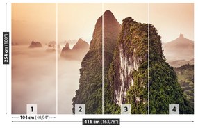 Fototapeta Vliesová Čína hory 250x104 cm