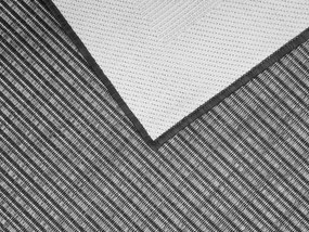Koberec Eqos 0001GREY – sivý obdĺžnik s jemným vzorom Rozmer: 120x180 cm