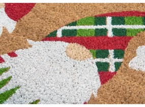 Rohožka s vianočným motívom z kokosového vlákna 45x75 cm – Hanse Home