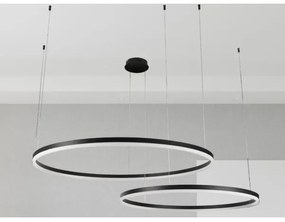 LED Stmievateľný luster na lanku LED/128W/230V 3000-6500K + diaľkové ovládanie