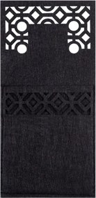 Vianočný obal na príbory KF357-4B čierny