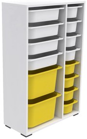 Organizér na hračky Dremonka 7 (biela + žltá). Akcia -18%. Vlastná spoľahlivá doprava až k Vám domov. 1124311