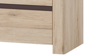 Komoda Desjo 11 110 cm dub San Remo