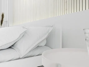 Posteľ IKAROS 120 x 200 cm, biela Rošt: S latkovým roštom, Matrac: Matrac DELUXE 10 cm
