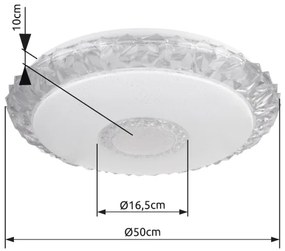 Globo 48413-40SH - LED stmievateľné stropné svietidlo EDDIE 40W/230V pr. 50 cm T