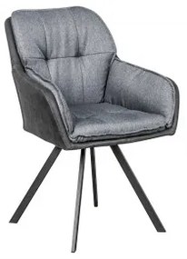 Stolička 39301 Lounger Šedá/Antracit - otočná  - Komfort-nábytok