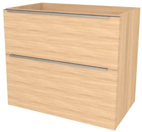 Mereo, Mereo Mailo, kúpeľňová skrinka 81 cm, chróm madlo, Multidecor, Dub Sand Barbera, MER-CN591SDSB1
