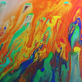 Obraz - Farebná abstrakcia (120x50 cm)