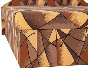 Manželská posteľ Jitka, hnedá (matrac štandard vzor č. 37)