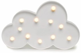 LED detská lampička OBLÁČIK, 29,5 cm