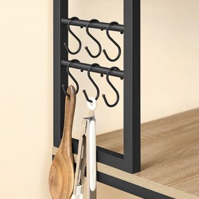 Polica OSKAR KKS024B11 hnedá