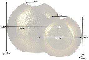 Váza Oriental 2ks 40cm a 30cm zlatá