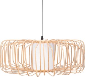 Toolight Toolight, závesné svietidlo 1xE27 APP1376-1CP, prírodná hnedá, OSW-00930