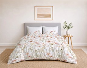 Francúzske posteľné obliečky Púdrová lúka 200x220/2x70x80 cm - 100% bavlna deluxe