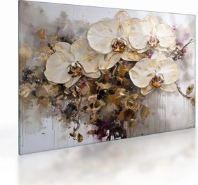 Sklenený obraz - Orchidey (70x50 cm)