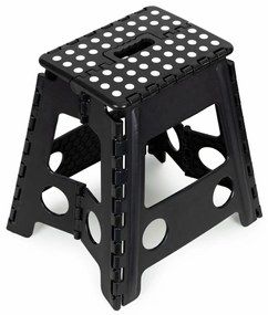 Skládací stolička TABOR 39 cm černá